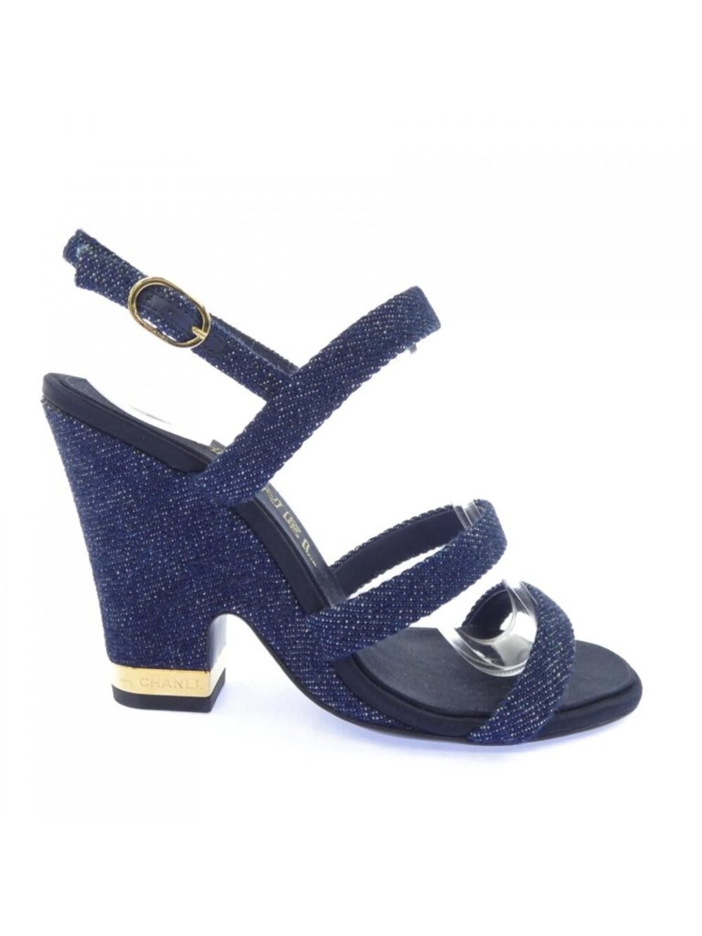 Chanel Sandals Navy